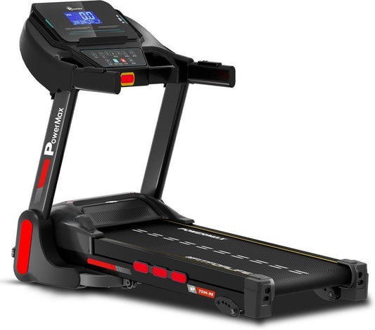Powermax Fitness TDM-98 4HP Motor 110kg Foldable & Shock Absorption for Home Treadmill
