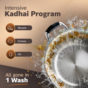 BOSCH SMS66GW01I Free Standing 13 Place Settings Intensive Kadhai Cleaning| No Pre-rinse Required Dishwasher