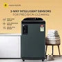 realme TechLife 8 kg Soft closing Glass lid Fully Automatic Top Load with In-built Heater Black, Grey (RMTL805NHNHG | RMTL805NHNHS)