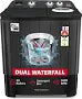 Thomson 7.5 kg 5 Star Aqua Magic with Double Waterfall, Detergent Box, 3D Rollers Technology, Magic Filter, Collar Scrubber, Turbo Dry Technology, Semi Automatic Top Load Black (TSA7500SP)