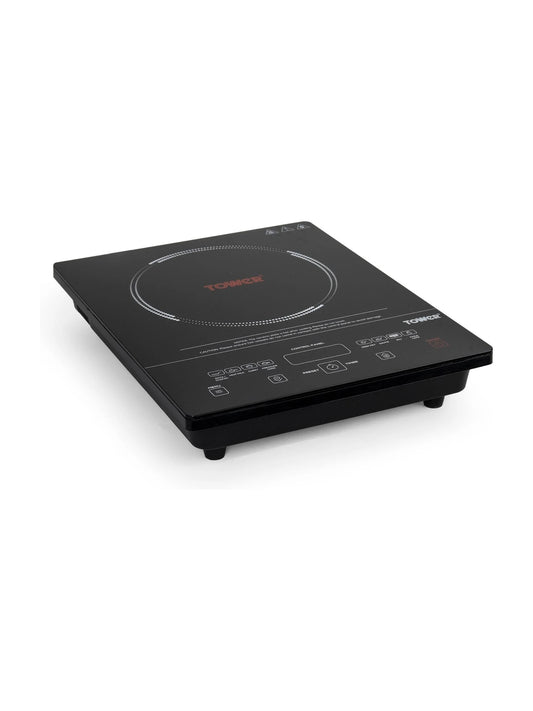 Tower 2000 W Induction Cooktop Touch Panel (Black, Windsor, 7 Preset Menus, Portable Electric Stove, Fast Heating, Energy Efficient)