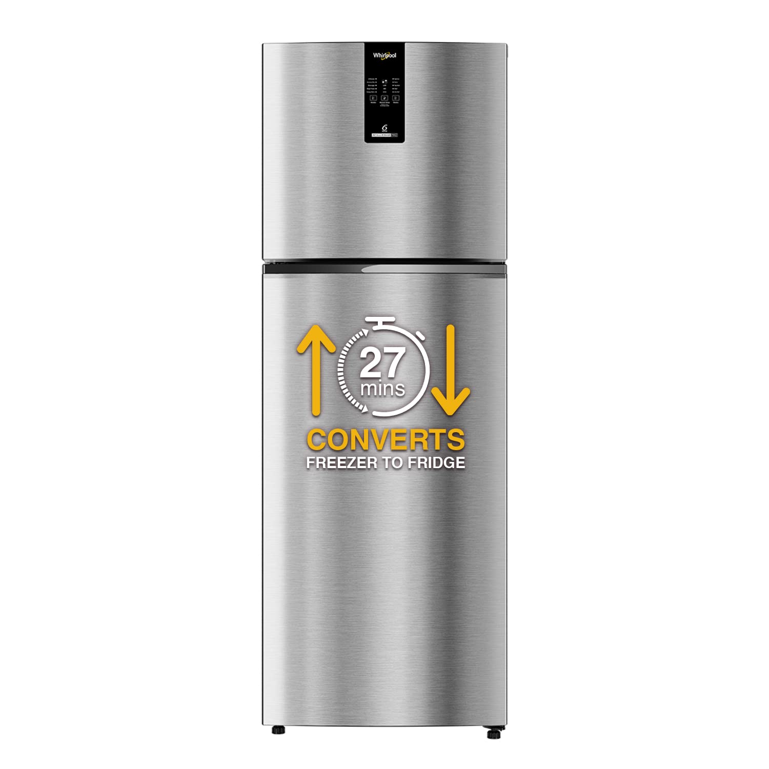 Whirlpool 259L 2 Star IntelliFresh Convertible Inverter Frost free Double Door Refrigerator (IFPRO INV CNV 305 GERMAN STEEL(2s)-TL)