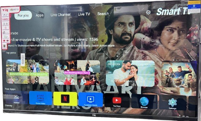 YIQ 40 Smart Android 512 Mb LED TV