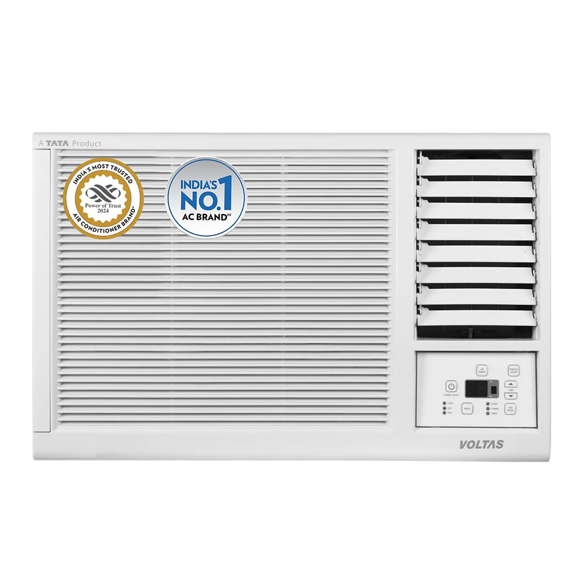 Voltas 123 Vectra Platina 1 Ton 3 Star Fixed Speed Window AC |Energy Efficient| Anti dust filter with Anti-Microbial coating | Copper Coil| Sleep Mode | Memory Restart| White